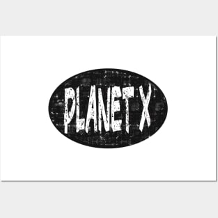 Planet X Spaceman Logo Science Fiction Sci fi Posters and Art